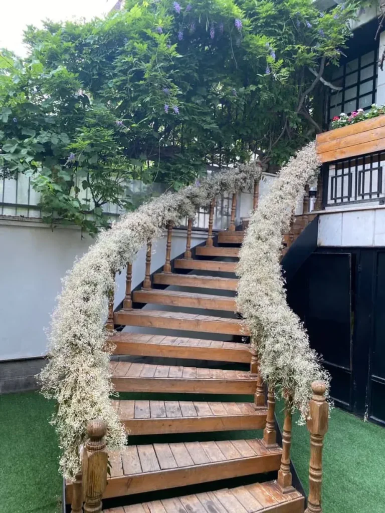 لوکیشن باغ عمارت ۱۰۰ نفره در ولنجک مناسب عکاسی مراسم و برگزاری جشن‌های خاص